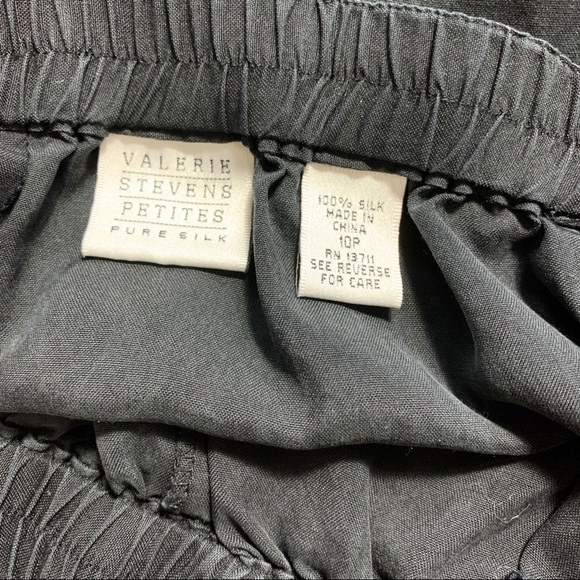 Vintage Valerie Stevens Petite Pure Silk Pants - Picture 4 of 8